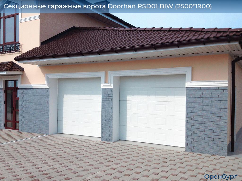 Секционные гаражные ворота Doorhan RSD01 BIW (2500*1900), orenburg.doorhan.ru